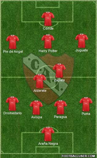 Independiente Formation 2014