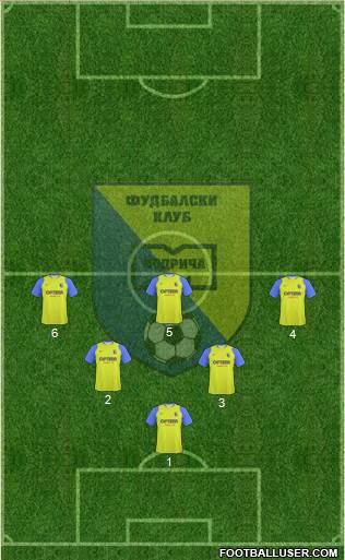 FK Modrica Maxima Formation 2014