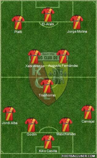 Racing Club de Lens Formation 2014