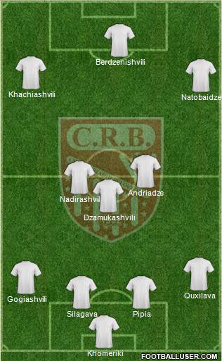 Chabab Riadhi Belouizdad football formation