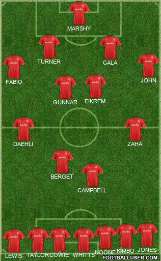 Cardiff City Formation 2014