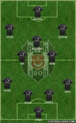 Besiktas JK Formation 2014