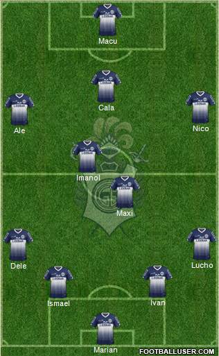 Gimnasia y Esgrima de La Plata Formation 2014