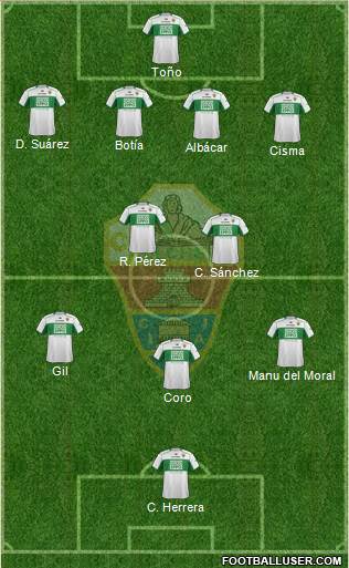 Elche C.F., S.A.D. Formation 2014