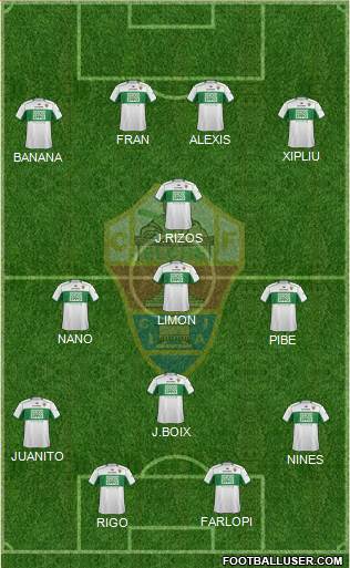 Elche C.F., S.A.D. Formation 2014