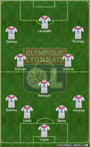 Olympique Lyonnais Formation 2014