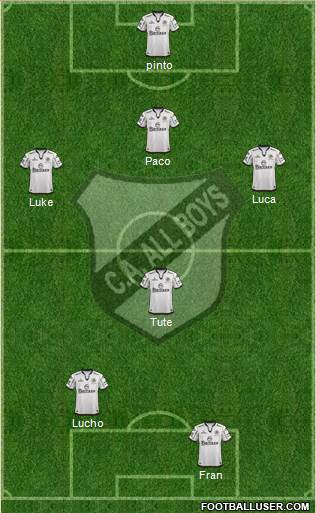 All Boys Formation 2014