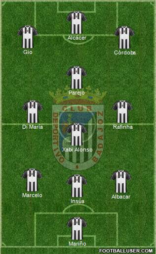 C.D. Badajoz S.A.D. Formation 2014