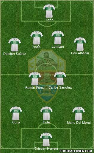 Elche C.F., S.A.D. Formation 2014