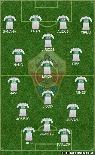 Elche C.F., S.A.D. Formation 2014