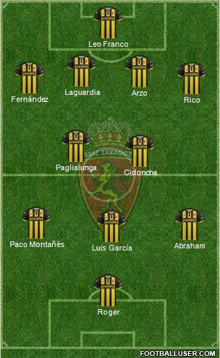 R. Zaragoza S.A.D. Formation 2014
