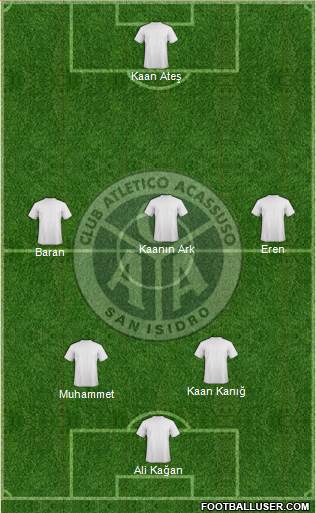 Acassuso football formation