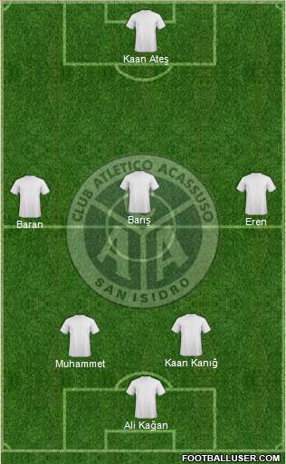 Acassuso football formation