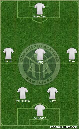 Acassuso football formation