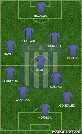 Talleres de Córdoba Formation 2014
