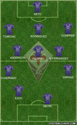 Fiorentina Formation 2014