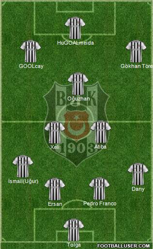 Besiktas JK Formation 2014