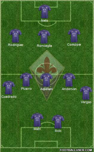 Fiorentina Formation 2014