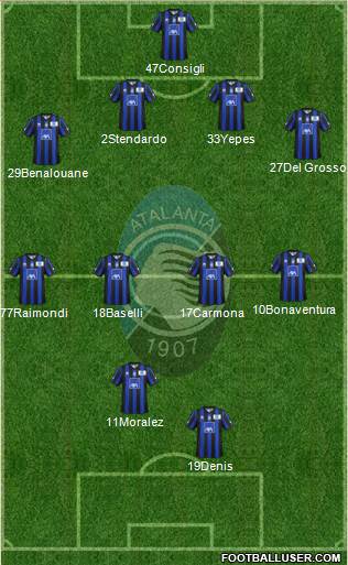 Atalanta Formation 2014