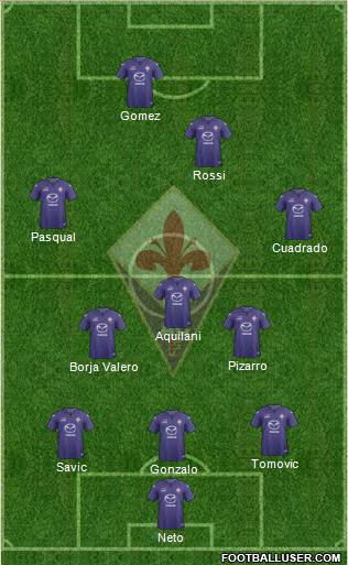Fiorentina Formation 2014