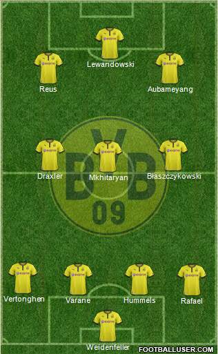 Borussia Dortmund Formation 2014