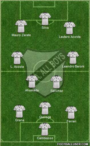 All Boys Formation 2014