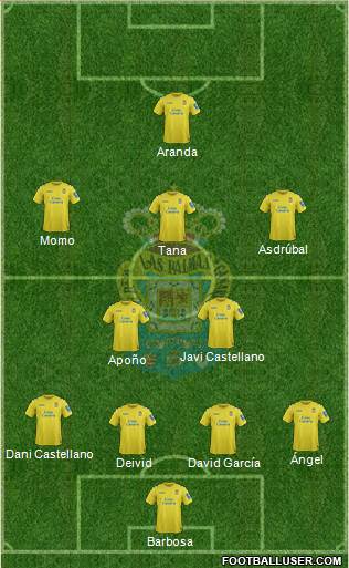 U.D. Las Palmas S.A.D. Formation 2014