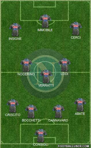 Napoli Formation 2014