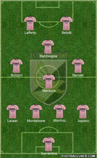 Città di Palermo Formation 2014