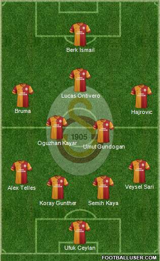 Galatasaray SK Formation 2014