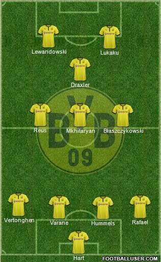 Borussia Dortmund Formation 2014