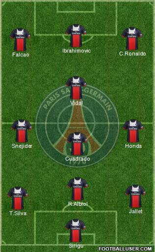 Paris Saint-Germain Formation 2014