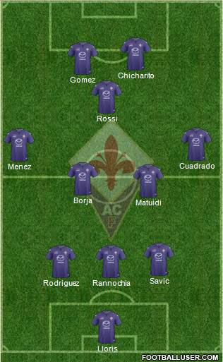 Fiorentina Formation 2014