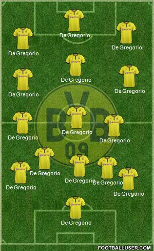Borussia Dortmund Formation 2014