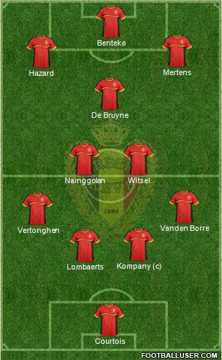 Belgium Formation 2014