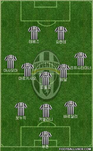 Juventus Formation 2014