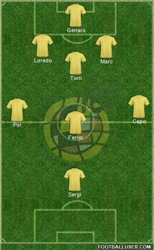 Spain Formation 2014