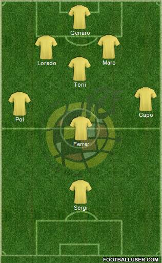 Spain Formation 2014