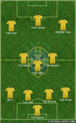 Brazil Formation 2014