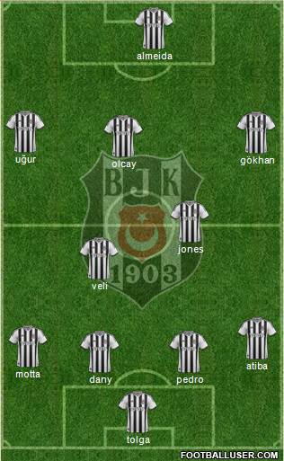 Besiktas JK Formation 2014