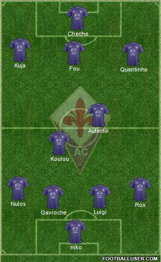 Fiorentina Formation 2014