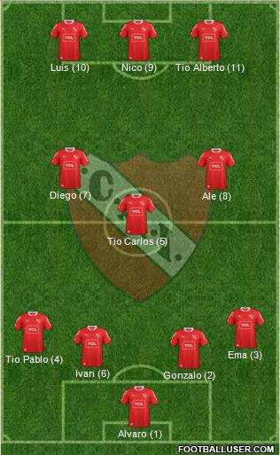 Independiente Formation 2014