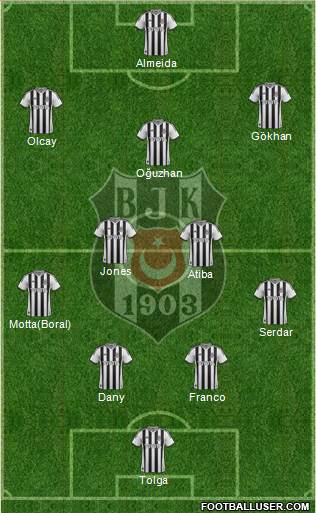 Besiktas JK Formation 2014
