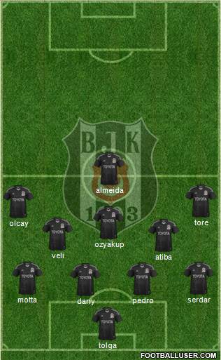 Besiktas JK Formation 2014