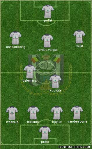RSC Anderlecht Formation 2014