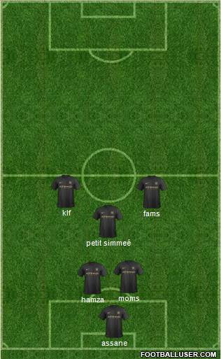 Manchester City Formation 2014