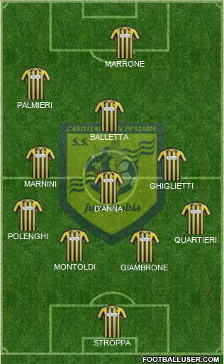 Juve Stabia Formation 2014