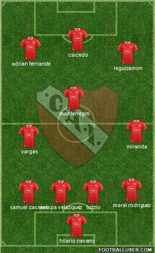 Independiente Formation 2014