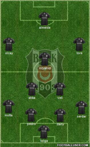 Besiktas JK Formation 2014