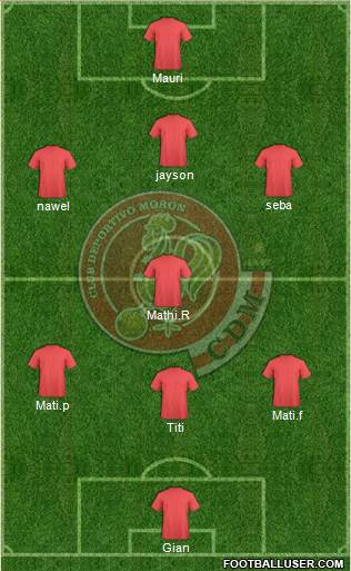 Deportivo Morón Formation 2014